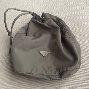 Vintage Prada Drawstring Pouch Bag